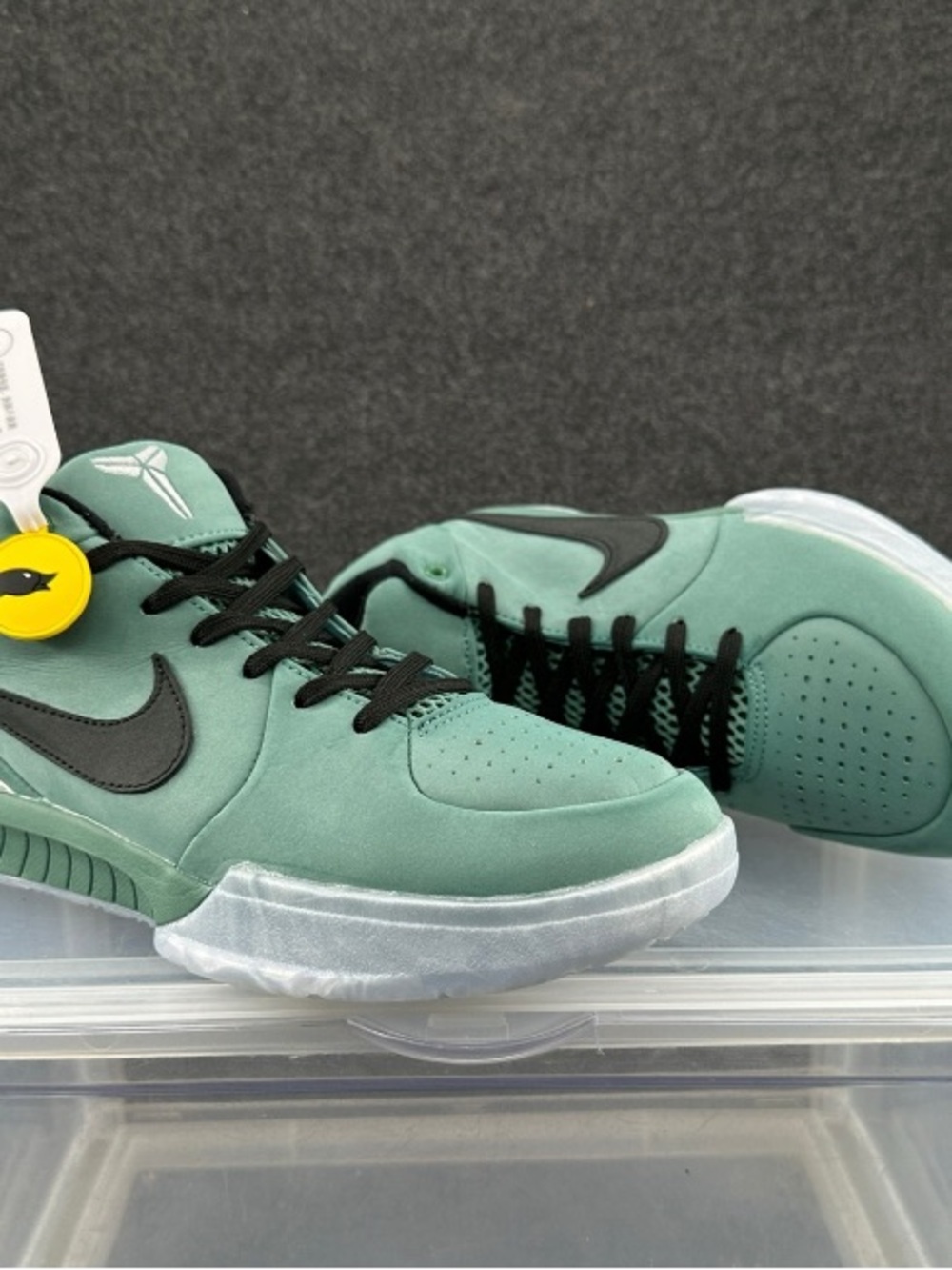Nike Mint Green Sneakers with Black Swoosh